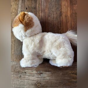 Gund Soft Cream and Tan Dog Plush